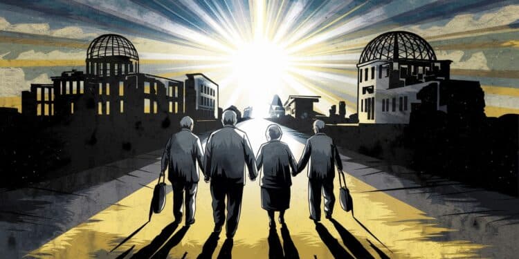 Nobel De La Paix : 30 Survivants Japonais À Oslo - Viral Mag 30 survivants japonais de la bombe atomique membres de lassociation Nihon Hidankyo se rendront à Oslo pour recevoir le Nobel de la paix 2024 grâce au financement participatif   Viral Mag