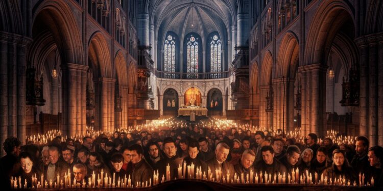 Après lincendie dévastateur de 2019 Notre Dame accueille à nouveau la messe de Noël Un symbole émouvant de résilience et de foi   Viral Mag
