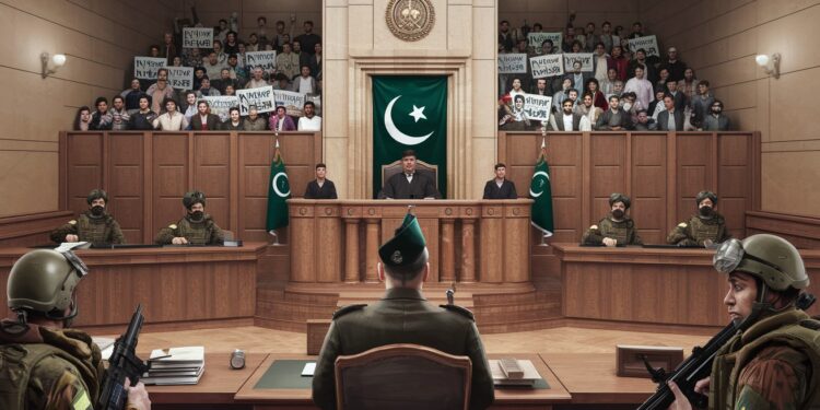 Pakistan : 25 partisans d’Imran Khan condamnés à la prison par la justice militaire - Viral Mag La justice militaire pakistanaise a condamné 25 personnes à des peines de prison pour leur implication dans des manifestations de soutien à lex Premier ministre emprisonné Imran Khan un jugement qualifié dintimidation Viral Mag