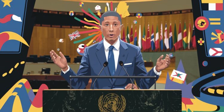 Pharrell Williams Désigné Ambassadeur de Bonne Volonté de l’UNESCO - Viral Mag Pharrell Williams star mondiale de la pop et de la mode nommé ambassadeur de bonne volonté de lUNESCO pour les arts léducation et lentrepreneuriat Découvrez son rôle et ses missions Viral Mag