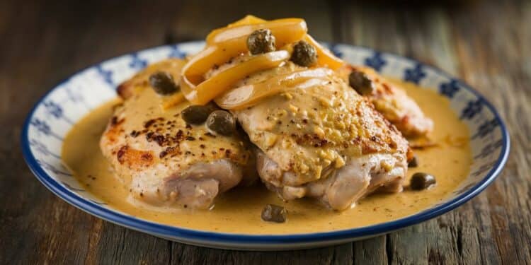 Découvrez notre recette express de poulet à la moutarde crémeuse Un plat savoureux et réconfortant prêt en seulement 20 minutes Parfait pour un dîner en semaine    Viral Mag