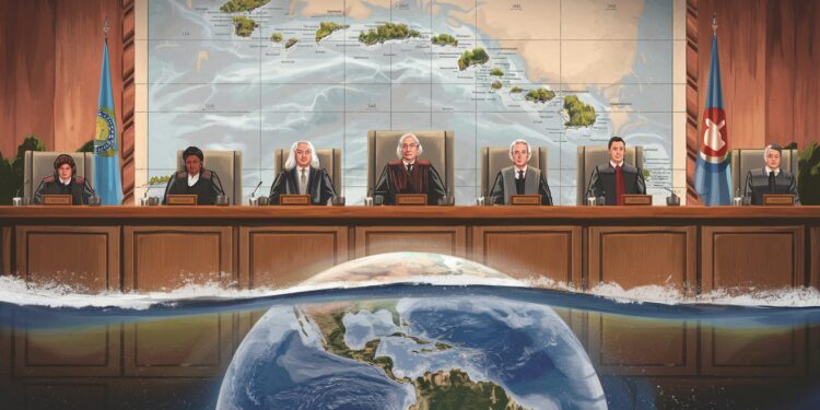 Procès Historique sur le Climat à la Cour de La Haye - Viral Mag La CIJ de lONU entend définir les obligations juridiques des pays face au changement climatique lors daudiences sans précédent Enjeux majeurs en perspective Viral Mag