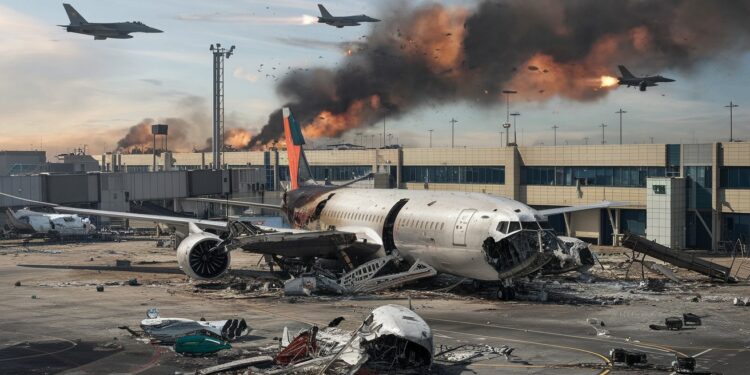 Raids Israéliens Au Yémen: L’Aéroport De Sanaa Et D’Autres Sites Visés - Viral Mag Des frappes aériennes israéliennes ont ciblé plusieurs sites stratégiques au Yémen dont laéroport international de Sanaa et une centrale électrique au cœur de laxe Houthis Iran Viral Mag