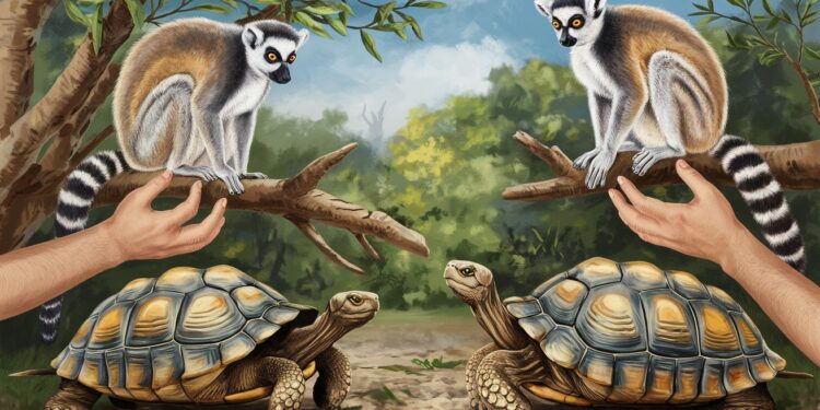 Rapatriement De Lémuriens Et Tortues En Voie D’Extinction À Madagascar - Viral Mag Des lémuriens et tortues de Madagascar trafiqués puis saisis en Thaïlande sont rapatriés sur lîle Un soulagement pour ces espèces menacées Viral Mag