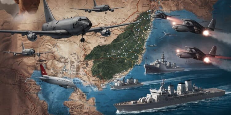 Record d’incursions chinoises près de Taïwan en 24h - Viral Mag 47 avions et 12 navires militaires chinois détectés près de Taïwan en 24h un record depuis octobre Tensions après voyage du président taïwanais Viral Mag