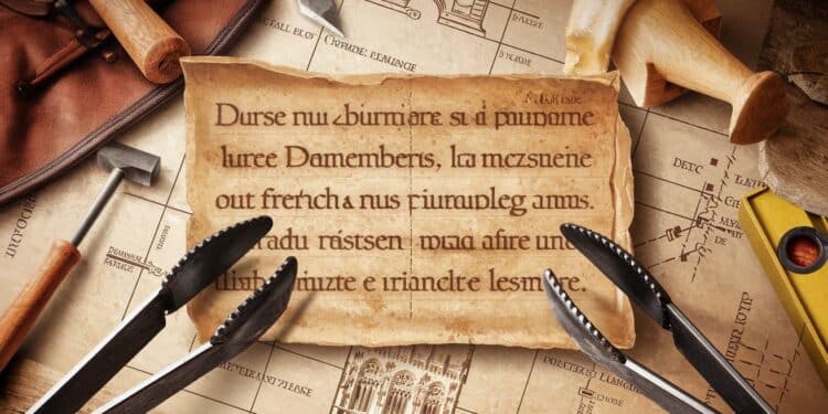 Redécouverte de la langue des métiers à Notre-Dame de Paris - Viral Mag Le chantier de restauration de Notre Dame fait renaître tout un vocabulaire oublié lié aux savoir faire dantan Plongée passionnante dans la langue des bâtisseurs   Viral Mag