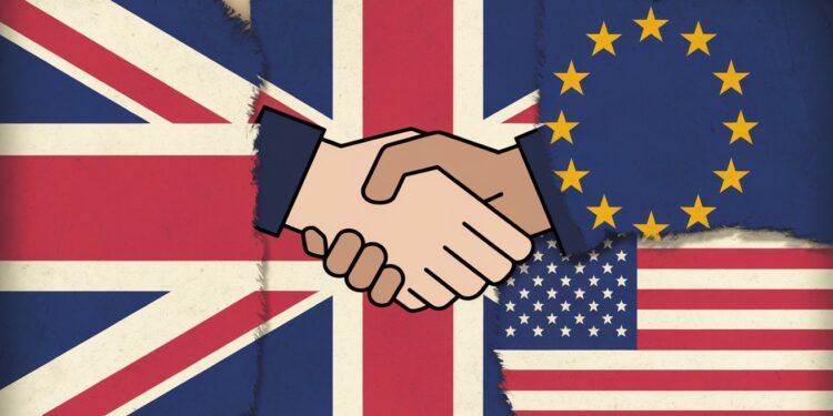 Relations Royaume-Uni-UE-USA : Starmer Rejette le Choix Binaire - Viral Mag Le Premier Ministre britannique Keir Starmer a déclaré que le Royaume Uni navait pas à choisir entre lUE et les Etats Unis malgré les tensions commerciales Viral Mag