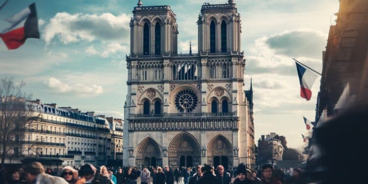 Parisiens et touristes affluent pour admirer Notre Dame avant sa réouverture Découvrez lémotion suscitée par ce joyau gothique renaissant   Viral Mag
