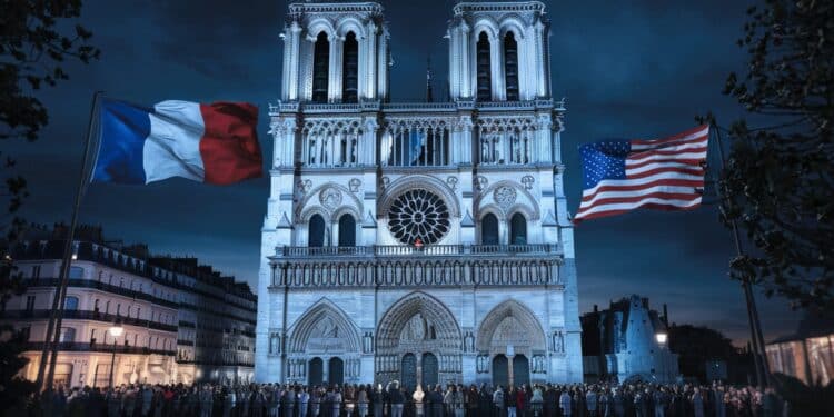 Réouverture de Notre-Dame : Un Défilé de Souverains et de Stars - Viral Mag Emmanuel Macron va accueillir une trentaine de chefs dÉtat et des célébrités comme Elon Musk pour la réouverture de Notre Dame après lincendie dévastateur Découvrez les détails Viral Mag