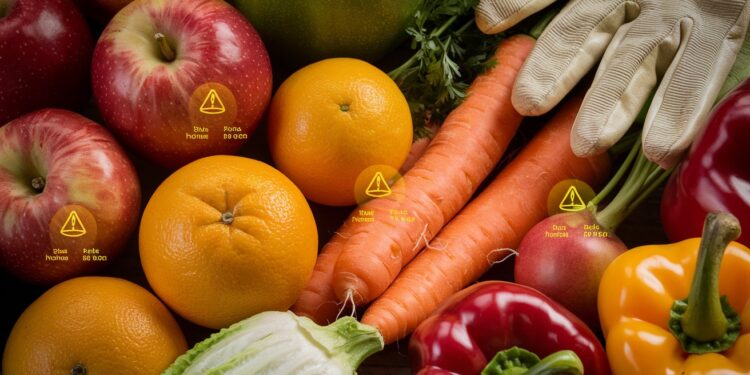 Résidus de Pesticides dans les Fruits et Légumes en France - Viral Mag Une analyse inquiétante révèle la présence fréquente de pesticides dangereux dans les fruits et légumes non bio vendus en France Découvrez les chiffres alarmants et les recommandations pour limiter les risques   Viral Mag