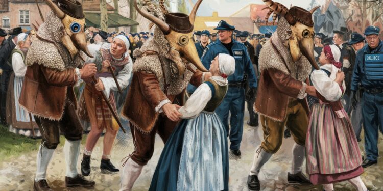 Saint Nicolas : Interdiction des fessées coutumières sur l’île de Borkum - Viral Mag La fête traditionnelle de la Saint Nicolas sur lîle allemande de Borkum fait polémique les fessées administrées aux femmes sont désormais bannies Découvrez les détails de cette coutume controversée et les réactions Viral Mag