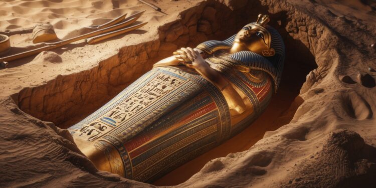 Sarcophage égyptien découvert par des chercheurs français à Louxor - Viral Mag Découvrez lincroyable sarcophage du Moyen Empire mis au jour à Louxor par une équipe française en décembre 2024 Viral Mag