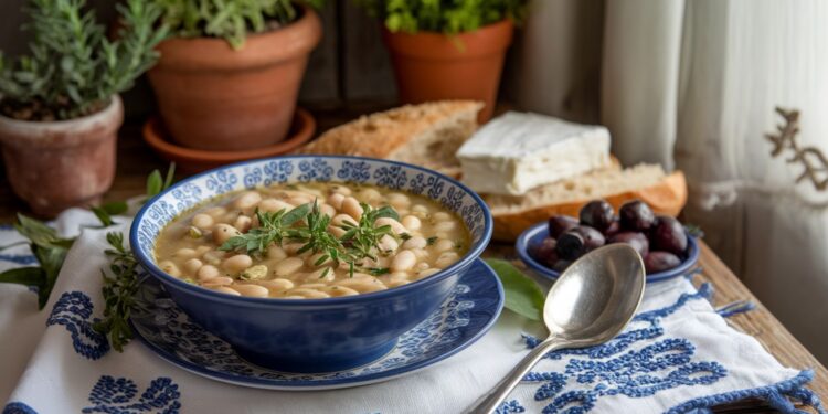 Savourer une délicieuse soupe grecque: La fassoulatha, un régal authentique - Viral Mag Plongez dans les saveurs de la Grèce avec la fassoulatha une soupe réconfortante de haricots blancs Découvrez ses secrets et sa recette traditionnelle Viral Mag