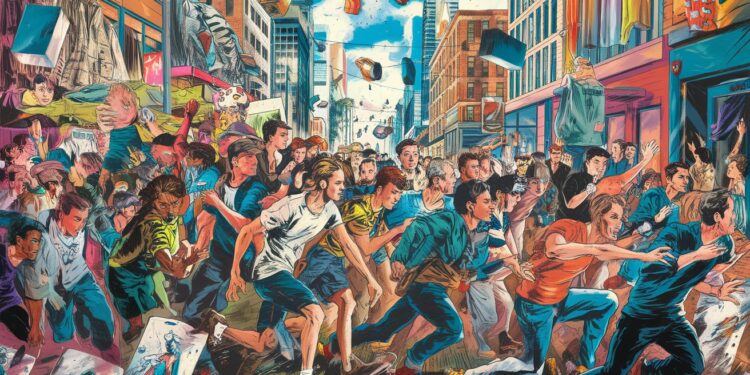 Scènes de cohue à Lyon : l’influenceur Hachemi provoque l’émoi - Viral Mag Lyon bouleversée par la venue de linfluenceur Hachemi foules en délire magasins pris dassaut débordements Découvrez le phénomène Viral Mag