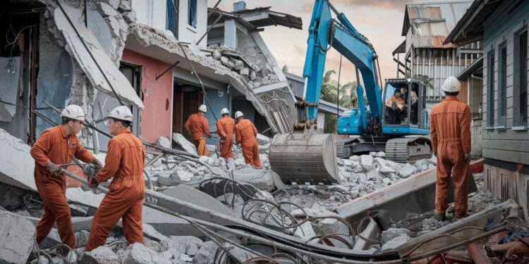 Séisme Meurtrier au Vanuatu : La Recherche des Survivants se Poursuit - Viral Mag Un puissant séisme a frappé la capitale du Vanuatu faisant au moins 14 morts Les secours sont à pied dœuvre pour retrouver les survivants Viral Mag