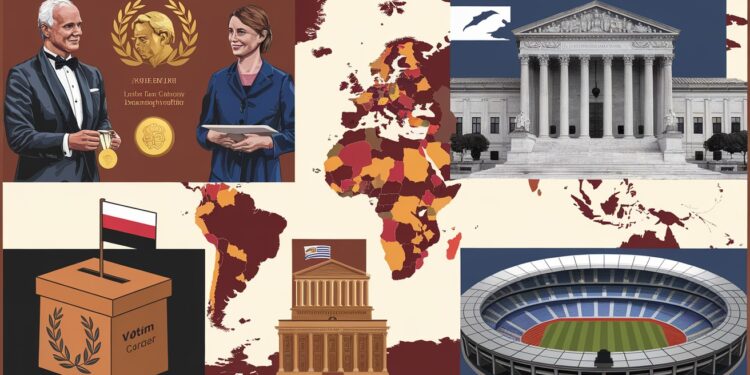 Semaine Chargée sur la Scène Internationale : L’Agenda - Viral Mag Du Nobel à la politique en passant par la justice et le sport découvrez les événements marquants qui rythmeront cette semaine dans le monde Viral Mag