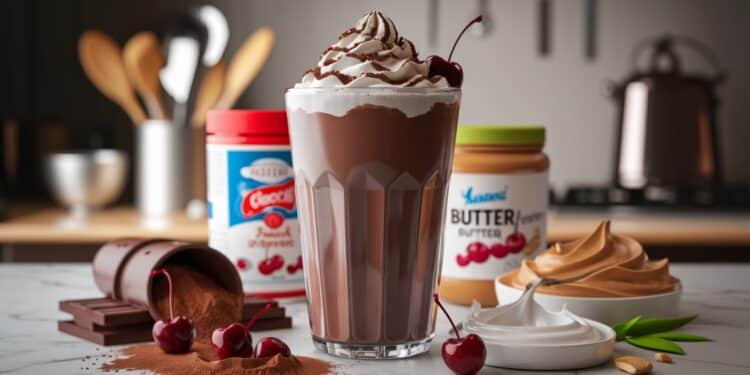 Shake Protéiné Choco-Cerise : Un Délice Nutritif Post-Entraînement - Viral Mag Découvrez notre recette de shake protéiné choco cerise alliant parfaitement goût et nutrition Idéal après lentraînement pour favoriser la récupération musculaire Viral Mag