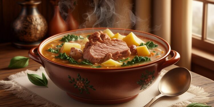 Découvrez notre recette slow cooker de Pork Zuppa une soupe italienne copieuse et savoureuse parfaite pour se réchauffer lors des longues soirées dhiver Facile à préparer et riche en saveurs elle ravira toute la famille    Viral Mag