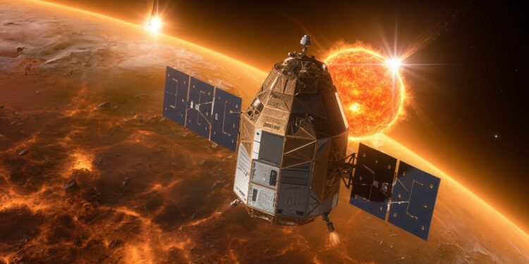 Sonde Parker : Un Noël Historique au Plus Près du Soleil - Viral Mag La sonde Parker de la NASA sapprête à écrire une nouvelle page de lexploration spatiale en sapprochant au plus près du Soleil le 24 décembre Découvrez les détails de cette mission audacieuse Viral Mag