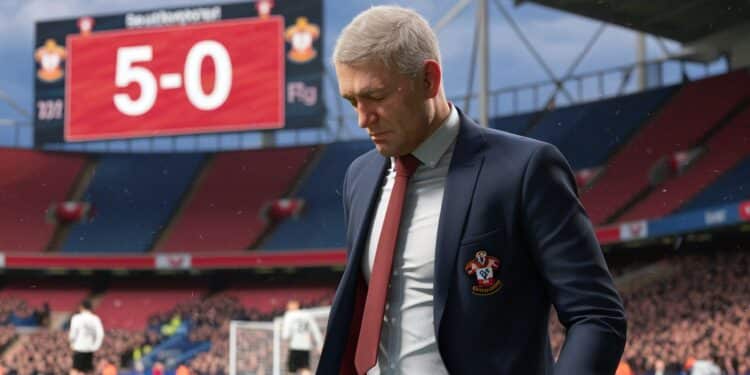 Southampton lanterne rouge de Premier League a licencié son entraîneur Russell Martin suite à une cinglante défaite 5 0 contre Tottenham   Viral Mag