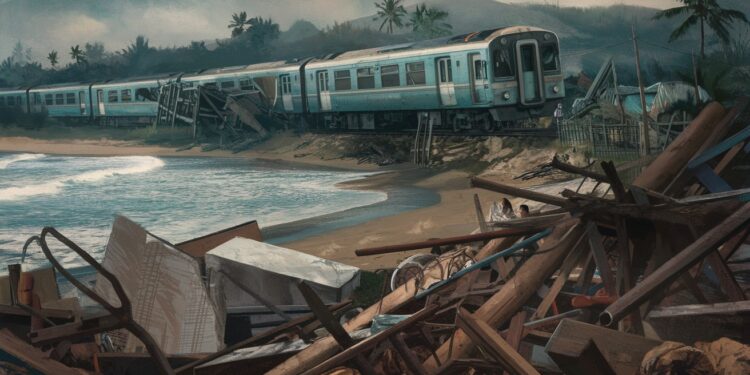 Sri Lanka : L’Océan Queen Express rend hommage aux victimes du tsunami de 2004 - Viral Mag 20 ans après le tsunami meurtrier au Sri Lanka lOcéan Queen Express sarrête à lendroit où les vagues ont emporté près de 1000 vies Un hommage émouvant aux victimes Viral Mag