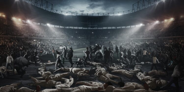 Stade en Guinée : Le Bilan Mortel Potentiellement Bien Plus Élevé - Viral Mag Des organisations guinéennes suggèrent que le bilan des victimes de la bousculade au stade de NZérékoré serait bien supérieur aux 56 morts annoncés officiellement Découvrez les détails Viral Mag