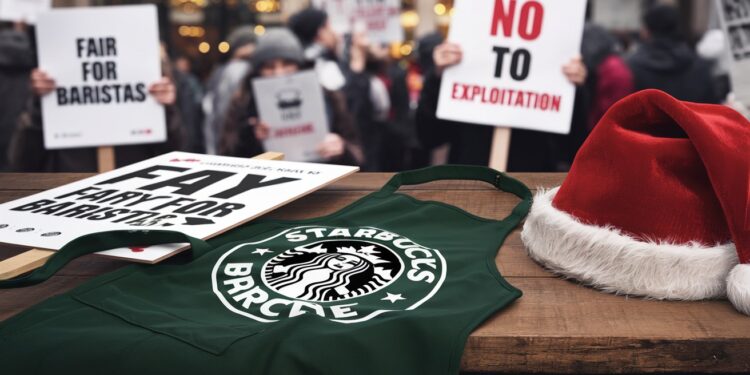 Alors que Starbucks rechigne à négocier de meilleures conditions pour ses employés les baristas syndiqués lancent un mouvement de grève inédit aux États Unis juste avant les fêtes Leurs revendications seront elles entendues    Viral Mag