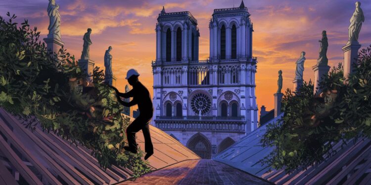 Sylvain Tesson confie son lien intime avec Notre Dame et comment lescalader dans sa jeunesse était pour lui comme une recherche spirituelle   Viral Mag