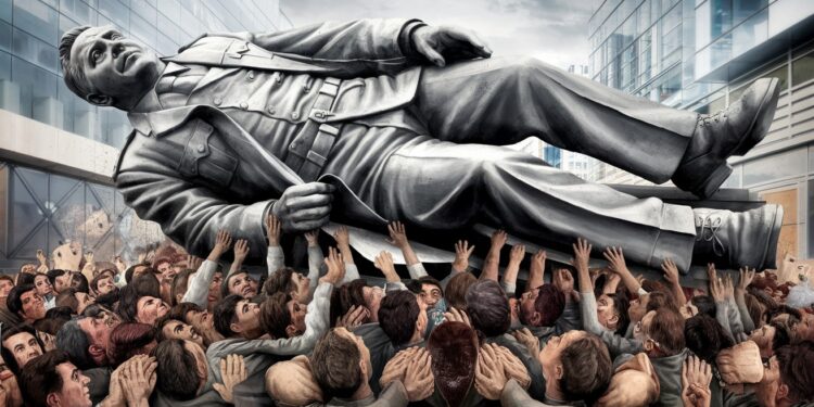 Syrie: Les Statues des Assad Déboulonnées par les Syriens - Viral Mag En Syrie les habitants se soulèvent contre la dictature familiale des Assad Découvrez les détails symboliques de ce moment historique Viral Mag