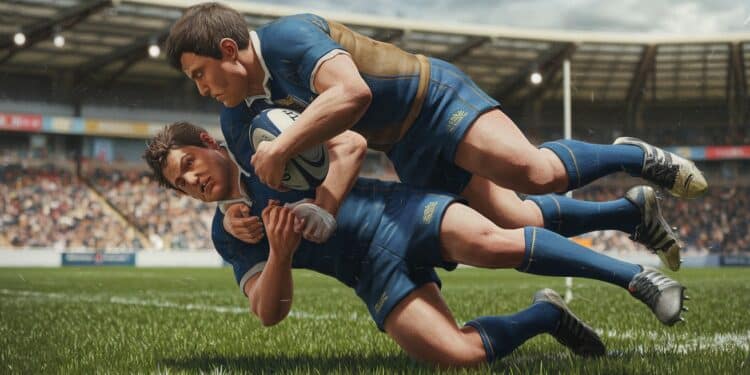 Teddy Thomas Cité pour un Plaquage Dangereux lors de La Rochelle-Clermont - Viral Mag Teddy Thomas sera convoqué par la commission de discipline le 2 janvier suite à un plaquage dangereux sur Théo Giral lors de La Rochelle Clermont Le match houleux a vu 6 cartons jaunes distribués Viral Mag