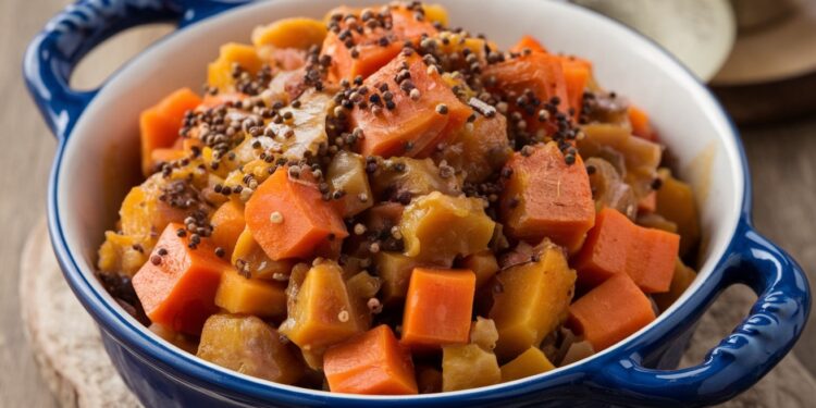 Découvrez le Tzimmes un plat emblématique de la cuisine juive américaine Patates douces carottes et épices sunissent en un délice sucré et réconfortant transmis de génération en génération   Viral Mag