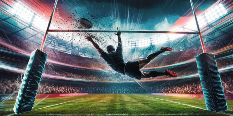 Scène surréaliste lors dun match de rugby à 7  un joueur mexicain assommé par la chute de la barre transversale après un essai Découvrez les détails de cet incident rarissime   Viral Mag