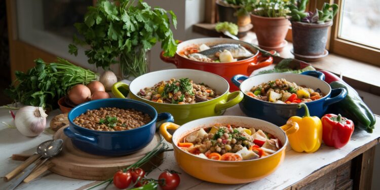 Un menu de dîners sains à un seul plat pour bien débuter l’année - Viral Mag Découvrez notre sélection de délicieux repas méditerranéens faciles à préparer en un seul plat pour commencer lannée du bon pied Viral Mag