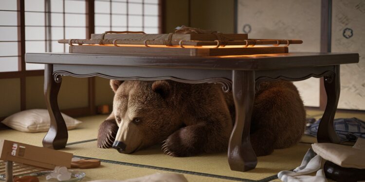 Un Ours Fait Irruption Dans Une Maison au Japon - Viral Mag Au Japon un homme a vécu la frayeur de sa vie en découvrant un ours brun lové dans son salon en plein hiver Découvrez les détails de cette incroyable rencontre Viral Mag