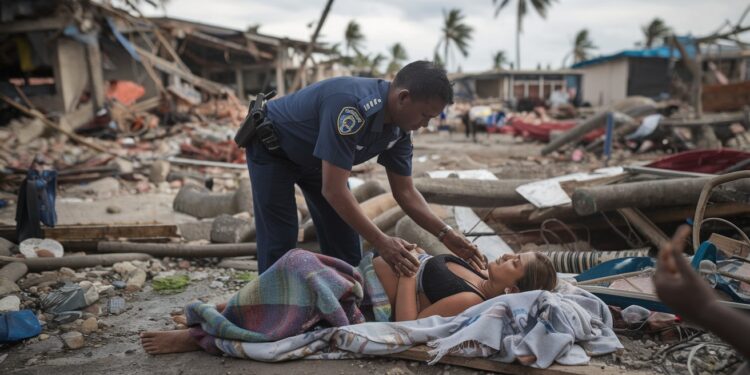 Un Policier Aide à la Naissance d’un Bébé à Mayotte Ravagée par le Cyclone Chido - Viral Mag En plein chaos après le passage du cyclone Chido à Mayotte un policier est intervenu pour aider une mère à accoucher de son bébé Viral Mag