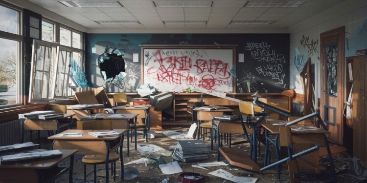 Lécole maternelle Maryse Bastié à Bourges a été victime dactes de vandalisme inacceptables durant le week end Le maire Yann Galut a dénoncé ces dégradations sur Facebook   Viral Mag