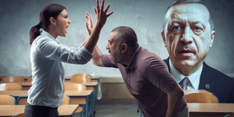 Une enseignante menacée suite à l’exposition d’une caricature d’Erdogan - Viral Mag Une professeure du Jura a porté plainte après avoir reçu des menaces dune mère délève choquée par une caricature du président turc exposée en classe Viral Mag