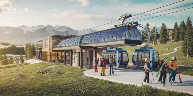 Saint Gervais innove avec un système de télécabines reliant la gare aux pistes Un modèle décomobilité pour les stations de ski   Viral Mag