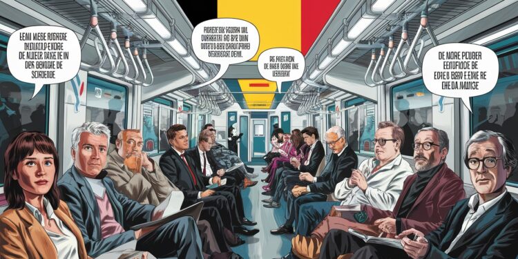 Une salutation en Français dans un train flamand crée la polémique - Viral Mag Une simple salutation dun contrôleur dans un train flamand relance le débat linguistique en Belgique Découvrez les détails de cette controverse   Viral Mag