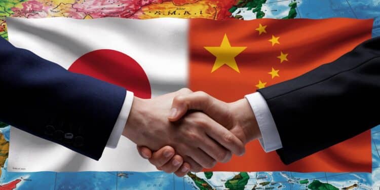 Visite diplomatique japonaise à Pékin : Dialogue malgré les défis - Viral Mag Le ministre japonais des Affaires étrangères est en visite officielle à Pékin pour discuter des relations bilatérales complexes entre la Chine et le Japon Malgré un partenariat commercial clé des différends historiques et des rivalités territoriales créent des tensions Viral Mag