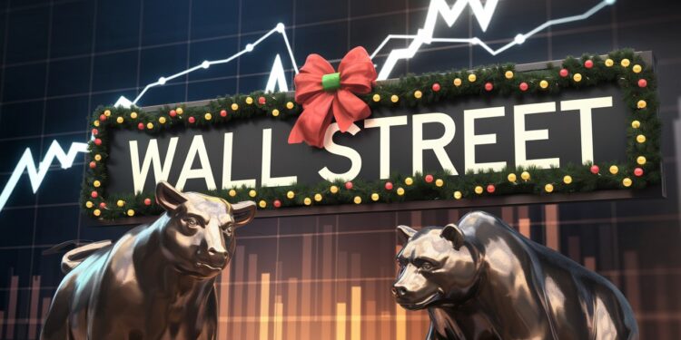 Wall Street Clôture en Hausse Malgré les Inquiétudes Économiques à la Veille de Noël - Viral Mag Les marchés boursiers américains ont terminé sur une note positive mardi la plupart des secteurs clôturant dans le vert Découvrez les détails Viral Mag