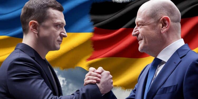Olaf Scholz promet à Zelensky que la Russie ne pourra pas dicter les termes de la paix en Ukraine LAllemagne soutient Kiev militairement et diplomatiquement   Viral Mag