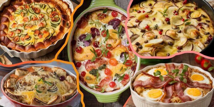 Découvrez 13 recettes originales et appétissantes de casseroles petit déjeuner qui raviront toute la famille Du sucré au salé il y en a pour tous les goûts    Viral Mag