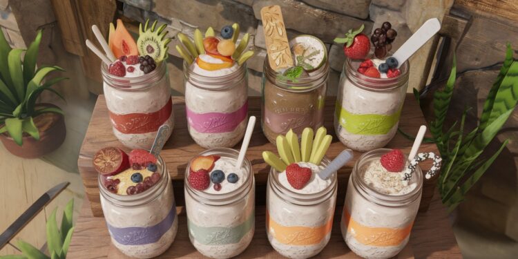 15 Recettes Gourmandes d’Overnight Oats pour Perdre du Poids - Viral Mag Découvrez 15 recettes délicieuses et saines dovernight oats pour perdre du poids sans effort Des idées créatives pour des petits déjeuners équilibrés   Viral Mag