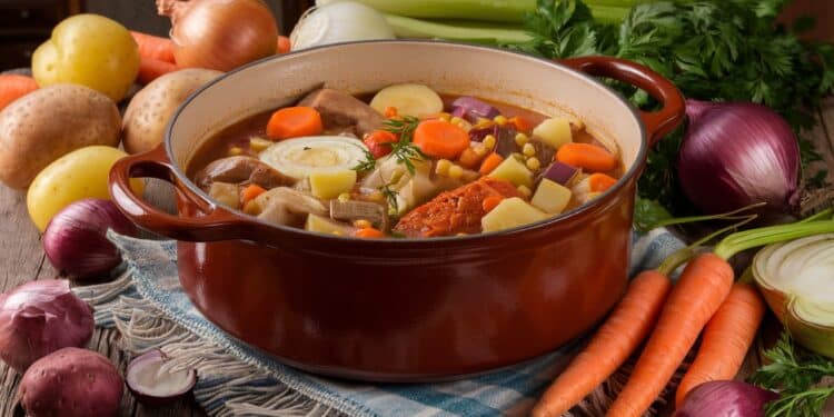 15 Recettes Réconfortantes pour Affronter l’Hiver avec Votre Cocotte - Viral Mag Découvrez 15 recettes savoureuses et réconfortantes à réaliser dans votre cocotte pour vous réchauffer lors des soirées dhiver Des soupes veloutées aux ragoûts mijotés régalez vous Viral Mag