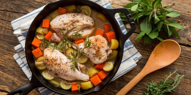 20+ Délicieux Dîners Diabétiques en Une Casserole pour l’Hiver - Viral Mag Découvrez plus de 20 savoureux repas dhiver en une casserole sains pour le diabète Faciles à préparer avec peu de vaisselle Viral Mag