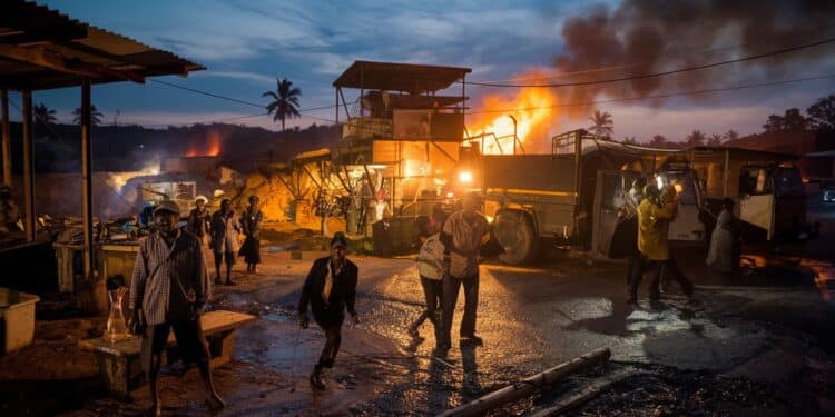 Affrontement Meurtrier Entre Mineurs Illégaux Et Soldats Au Ghana - Viral Mag Fusillade mortelle dans une mine dor ghanéenne  des mineurs illégaux affrontent larmée faisant 8 morts Enquête ordonnée par le président   Viral Mag