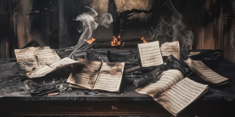 Archives Du Compositeur Arnold Schoenberg Détruites Dans Un Incendie - Viral Mag Les incendies à Los Angeles ont ravagé la maison dédition Belmont Music détruisant des manuscrits et partitions originales du célèbre compositeur Arnold Schoenberg   Viral Mag