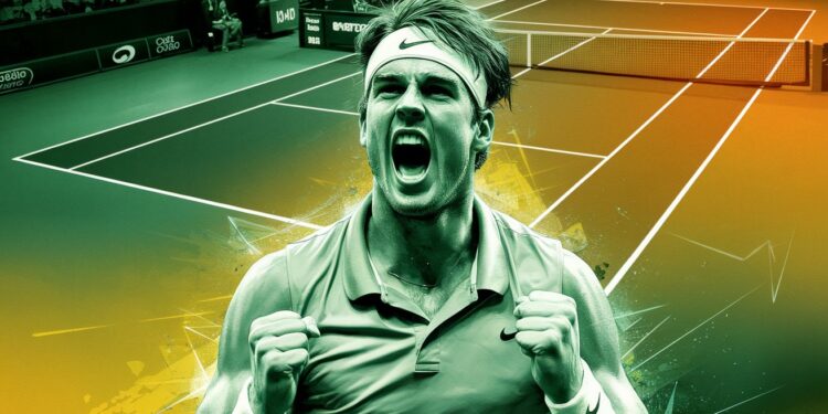 À seulement 20 ans lAméricain Benjamin Shelton sest propulsé sur le devant de la scène à lOpen dAustralie réalisant un parcours époustouflant jusquen quarts de finale Découvrez les secrets de sa fulgurante progression   Viral Mag