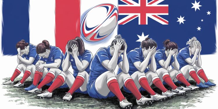 Bleues éliminées aux Sevens Series : une défaite amère face aux USA après un revers cuisant contre l’Australie - Viral Mag Les Bleues se sont inclinées sévèrement face à lAustralie 40 5 avant dêtre éliminées aux quarts de finale par les États Unis à Perth Un bilan décevant pour ce tournoi Viral Mag
